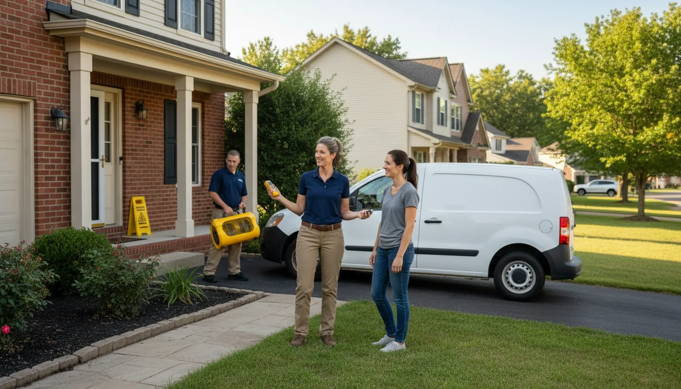 Water restoration image for Dehumidification And Cleanup Services in Fall Creek, WI